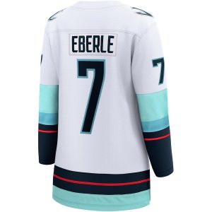 Women’s Seattle Kraken Jordan Eberle Fanatics Branded White Away Premier Breakaway Player Jersey