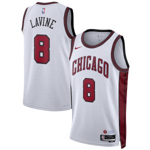 Unisex Chicago Bulls Zach LaVine Nike White 2022/23 Swingman Jersey – City Edition