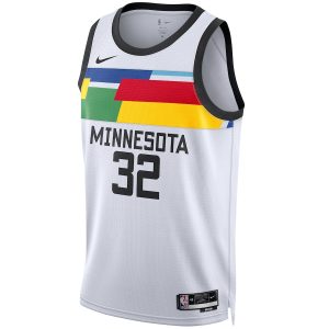 Unisex Minnesota Timberwolves Karl-Anthony Towns Nike White 2022/23 Swingman Jersey – City Edition