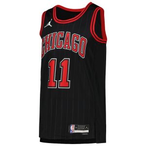 Unisex Chicago Bulls DeMar DeRozan Jordan Brand Black Swingman Jersey – Statement Edition