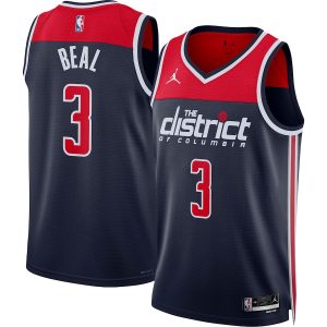 Unisex Washington Wizards Bradley Beal Jordan Brand Navy Swingman Jersey – Statement Edition