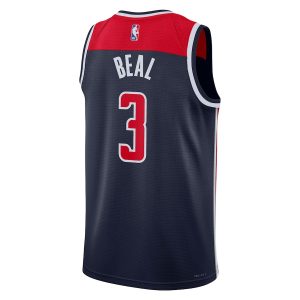 Unisex Washington Wizards Bradley Beal Jordan Brand Navy Swingman Jersey – Statement Edition