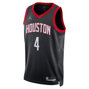 Unisex Houston Rockets Jalen Green Jordan Brand Black Swingman Jersey – Statement Edition