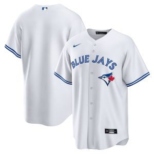 Men’s Toronto Blue Jays Nike White Home Blank Replica Jersey