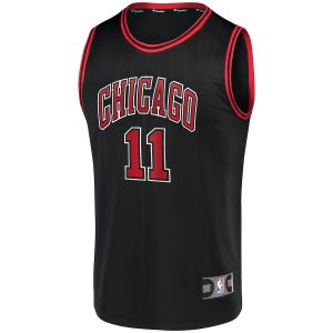 Men’s Chicago Bulls DeMar DeRozan Fanatics Branded Black Fast Break Replica Player Jersey – Statement Edition