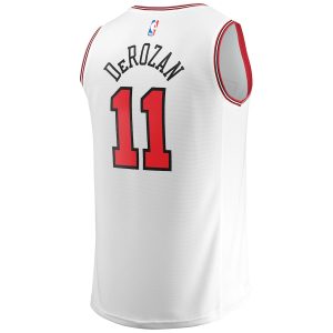 Men’s Chicago Bulls DeMar DeRozan Fanatics Branded White Fast Break Replica Jersey – Association Edition