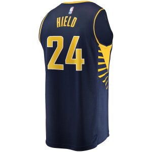 Men’s Indiana Pacers Buddy Hield Fanatics Branded Navy Fast Break Replica Jersey – Icon Edition