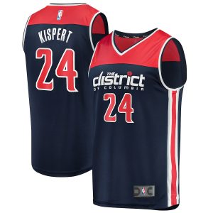 Men’s Washington Wizards Corey Kispert Fanatics Branded Navy Fast Break Replica Player Jersey – Statement Edition