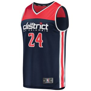 Men’s Washington Wizards Corey Kispert Fanatics Branded Navy Fast Break Replica Player Jersey – Statement Edition