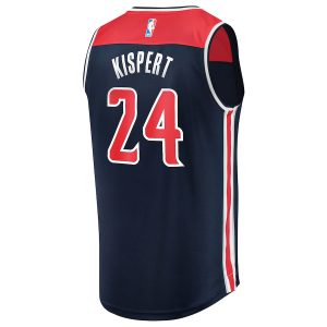 Men’s Washington Wizards Corey Kispert Fanatics Branded Navy Fast Break Replica Player Jersey – Statement Edition