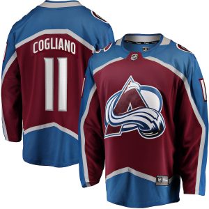 Men’s Colorado Avalanche Andrew Cogliano Fanatics Branded Burgundy Home Breakaway Jersey