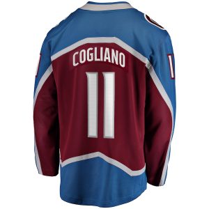 Men’s Colorado Avalanche Andrew Cogliano Fanatics Branded Burgundy Home Breakaway Jersey