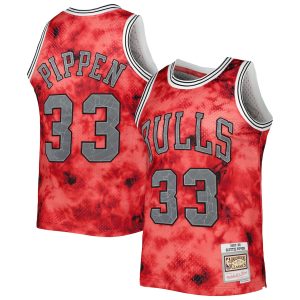 Men’s Chicago Bulls Scottie Pippen Mitchell & Ness Red 1997/98 Galaxy Swingman Jersey