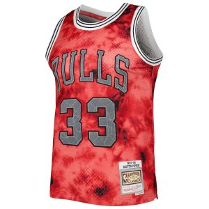 Men’s Chicago Bulls Scottie Pippen Mitchell & Ness Red 1997/98 Galaxy Swingman Jersey