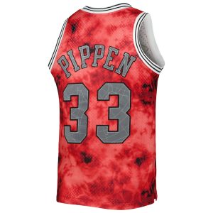 Men’s Chicago Bulls Scottie Pippen Mitchell & Ness Red 1997/98 Galaxy Swingman Jersey