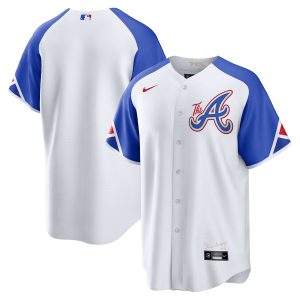 Men’s Atlanta Braves Nike White 2023 City Connect Replica Jersey