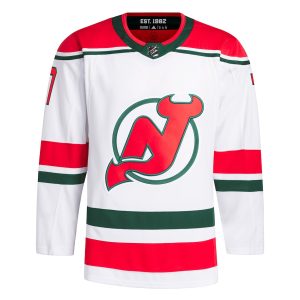 Men’s New Jersey Devils Dougie Hamilton adidas White Primegreen Authentic Player Jersey