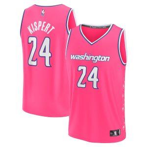 Men’s Washington Wizards Corey Kispert Fanatics Branded Pink Fastbreak Jersey – City Edition