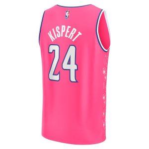 Men’s Washington Wizards Corey Kispert Fanatics Branded Pink Fastbreak Jersey – City Edition