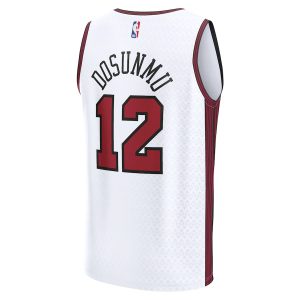 Men’s Chicago Bulls Ayo Dosunmu Fanatics Branded White Fastbreak Jersey – City Edition