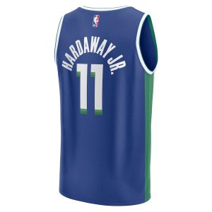 Men’s Dallas Mavericks Tim Hardaway Jr. Fanatics Branded Blue Fastbreak Jersey – City Edition