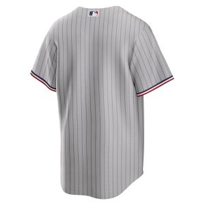 Men’s Minnesota Twins Nike Gray Road Replica Team Jersey