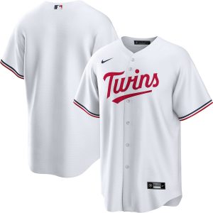 Men’s Minnesota Twins Nike White Home Replica Team Jersey