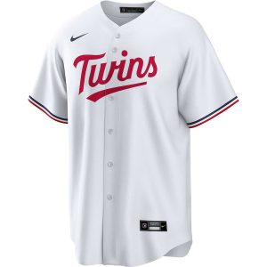 Men’s Minnesota Twins Nike White Home Replica Team Jersey