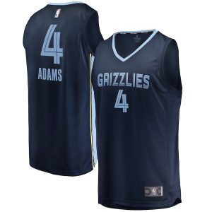 Men’s Memphis Grizzlies Steven Adams Fanatics Branded Navy Fast Break Replica Jersey – Icon Edition