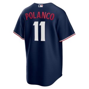 Men’s Minnesota Twins Jorge Polanco Nike Navy Alternate Replica Player Jersey