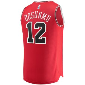 Men’s Chicago Bulls Ayo Dosunmu Fanatics Branded Red Fast Break Replica Jersey – Icon Edition