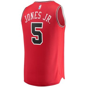 Men’s Chicago Bulls Derrick Jones Jr. Fanatics Branded Red Fast Break Replica Jersey – Icon Edition