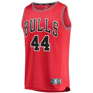 Men’s Chicago Bulls Patrick Williams Fanatics Branded Red Fast Break Replica Jersey – Icon Edition