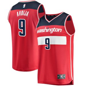 Men’s Washington Wizards Deni Avdija Fanatics Branded Red Fast Break Replica Jersey – Icon Edition