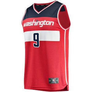 Men’s Washington Wizards Deni Avdija Fanatics Branded Red Fast Break Replica Jersey – Icon Edition