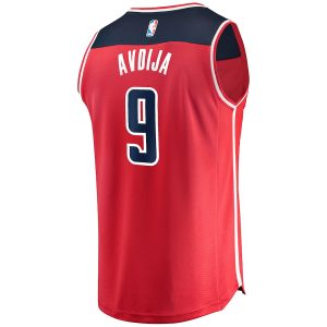 Men’s Washington Wizards Deni Avdija Fanatics Branded Red Fast Break Replica Jersey – Icon Edition