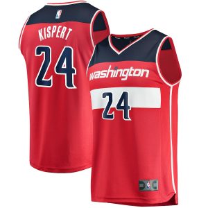 Men’s Washington Wizards Corey Kispert Fanatics Branded Red Fast Break Replica Jersey – Icon Edition