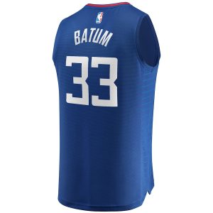 Men’s LA Clippers Nicolas Batum Fanatics Branded Royal Fast Break Replica Jersey – Icon Edition