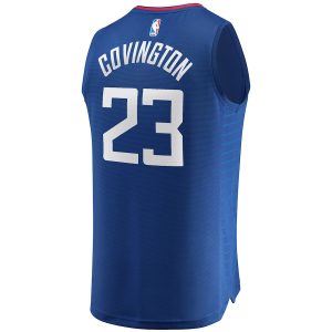 Men’s LA Clippers Robert Covington Fanatics Branded Royal Fast Break Replica Jersey – Icon Edition