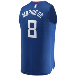 Men’s LA Clippers Marcus Morris Fanatics Branded Royal Fast Break Replica Jersey – Icon Edition