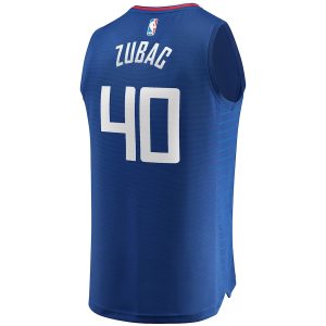 Men’s LA Clippers Ivica Zubac Fanatics Branded Royal Fast Break Replica Jersey – Icon Edition