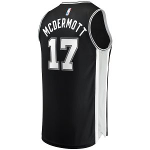 Men’s San Antonio Spurs Doug McDermott Fanatics Branded Black Fast Break Replica Jersey – Icon Edition