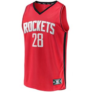 Men’s Houston Rockets Alperen Sengun Fanatics Branded Red Fast Break Replica Jersey – Icon Edition