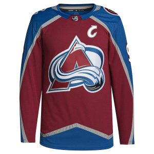 Men’s Colorado Avalanche Gabriel Landeskog adidas Burgundy Primegreen Authentic Player Jersey