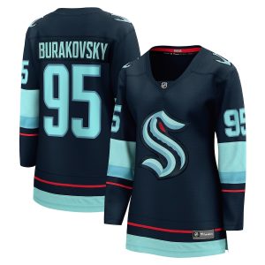 Women’s Seattle Kraken Andre Burakovsky Fanatics Branded Navy Home Breakaway Player Jersey