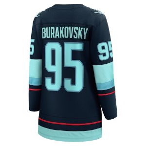 Women’s Seattle Kraken Andre Burakovsky Fanatics Branded Navy Home Breakaway Player Jersey