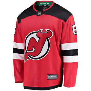 Men’s New Jersey Devils John Marino Fanatics Branded Red Home Breakaway Player Jersey