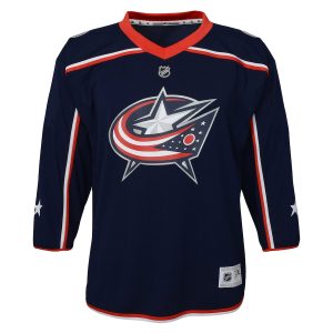 Preschool Columbus Blue Jackets Johnny Gaudreau Navy Replica Player Jersey