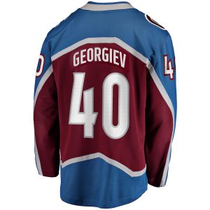 Men’s Colorado Avalanche Alexandar Georgiev Fanatics Branded Burgundy Home Breakaway Player Jersey