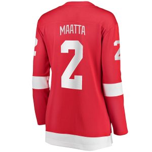 Women’s Detroit Red Wings Olli Maatta Fanatics Branded Red Home Breakaway Player Jersey